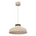 Pendel på ledning BASCA 1xE27/15W/230V beige/brun