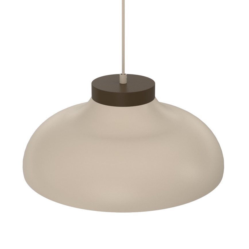 Pendel på ledning BASCA 1xE27/15W/230V beige/brun