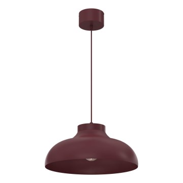 Pendel på ledning BASCA 1xE27/15W/230V bordeaux