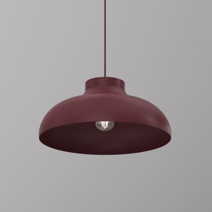 Pendel på ledning BASCA 1xE27/15W/230V bordeaux