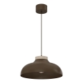 Pendel på ledning BASCA 1xE27/15W/230V brun/beige