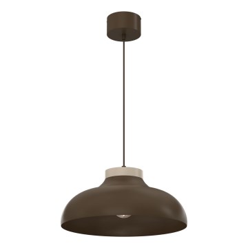 Pendel på ledning BASCA 1xE27/15W/230V brun/beige