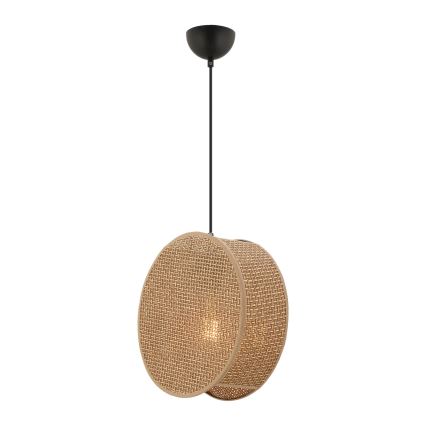 Pendel på ledning BIG DRUM 1xE27/60W/230V brun
