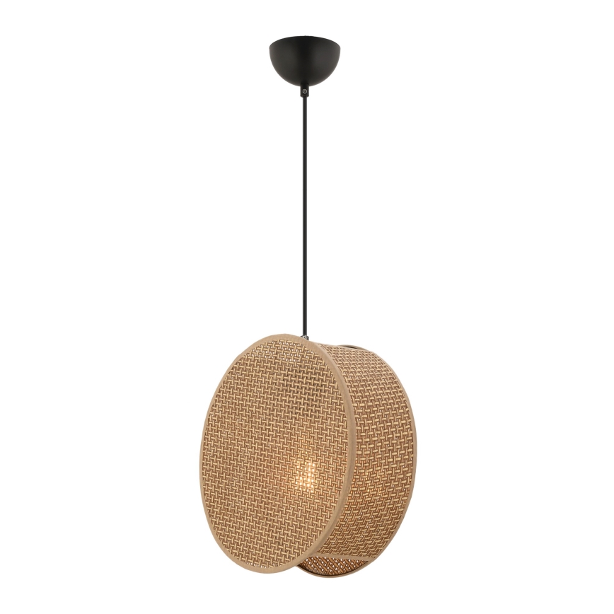 Pendel på ledning BIG DRUM 1xE27/60W/230V brun