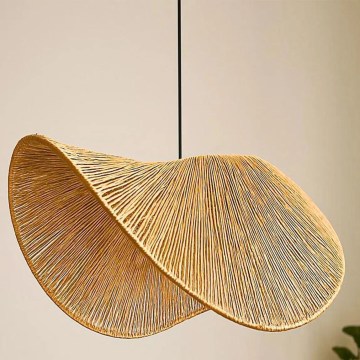 Pendel på ledning BOHO 1xE27/40W/230V raffia