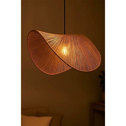Pendel på ledning BOHO 1xE27/40W/230V raffia