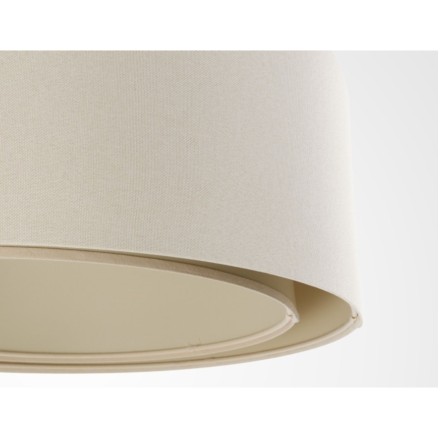 Pendel på ledning BOHO TRINITI 1xE27/60W/230V Ø 50 cm cremefarvet