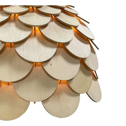 Pendel på ledning BURGO 1xE27/60W/230V Ø 50 cm