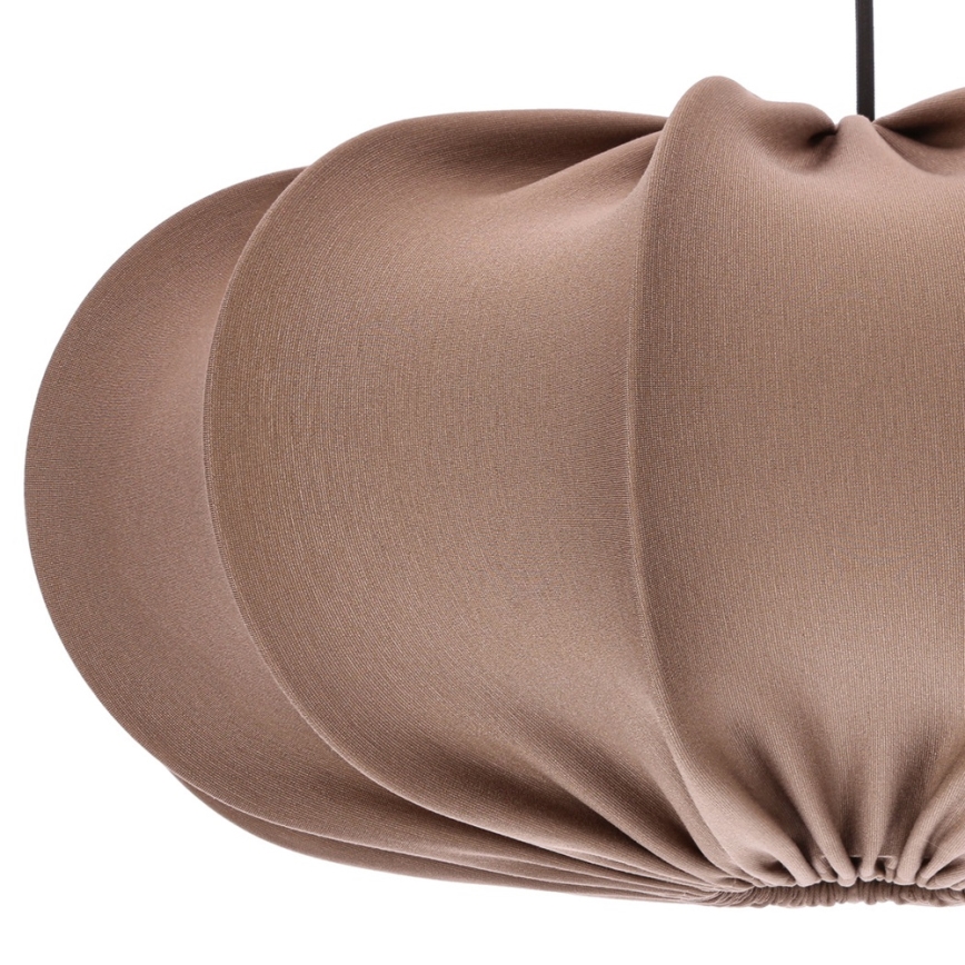 Pendel på ledning CAFEE 1xE27/40W/230V Ø 52 cm brun
