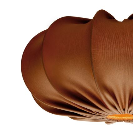 Pendel på ledning CAFEE 1xE27/40W/230V Ø 52 cm brun