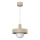 Pendel på ledning CANAN 1xE27/15W/230V Ø 29 cm beige