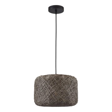 Pendel på ledning CLEA 1xE27/20W/230V Ø 30 cm antracit