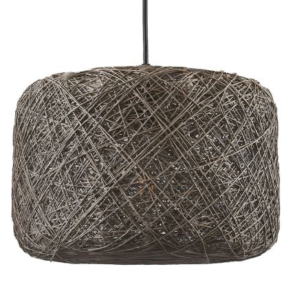 Pendel på ledning CLEA 1xE27/20W/230V Ø 30 cm antracit