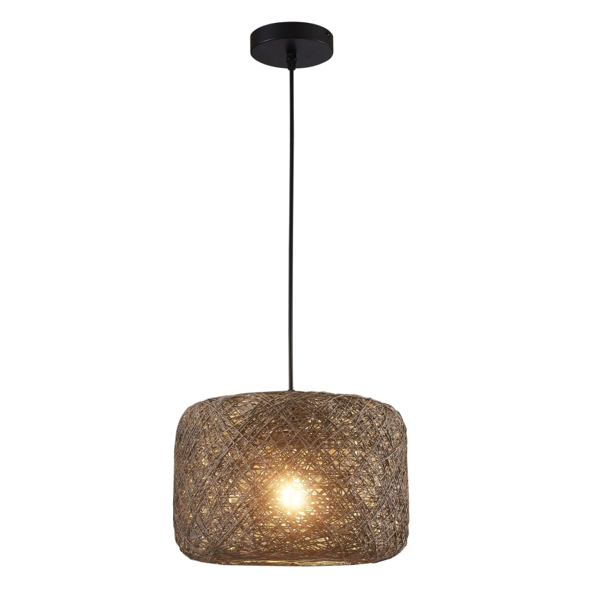 Pendel på ledning CLEA 1xE27/20W/230V Ø 30 cm antracit