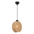 Pendel på ledning DRUM 1xE27/60W/230V brun