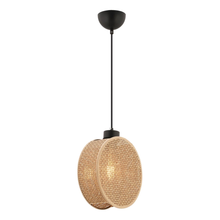 Pendel på ledning DRUM 1xE27/60W/230V brun