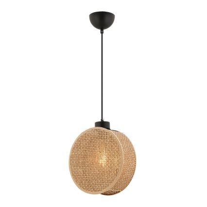 Pendel på ledning DRUM 1xE27/60W/230V brun