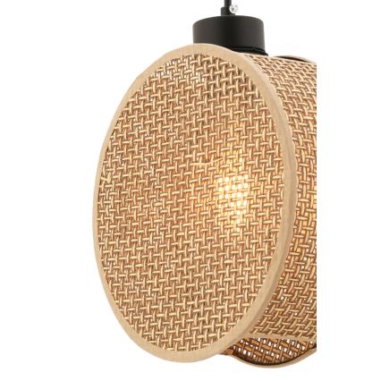 Pendel på ledning DRUM 1xE27/60W/230V brun