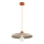 Pendel på ledning ETERI 1xE27/15W/230V beige/kobberfarvet