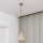 Pendel på ledning ETNA II 1xE27/15W/230V Ø 25 cm beige