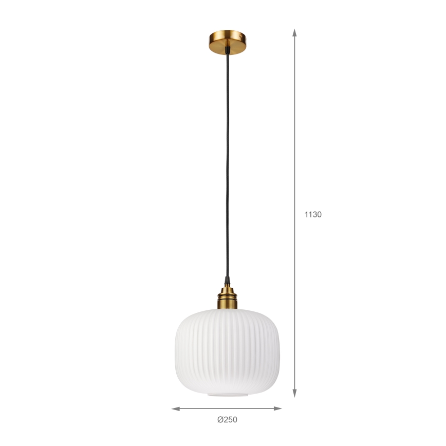 Pendel på ledning HECTOR 1xE27/15W/230V Ø 25 cm