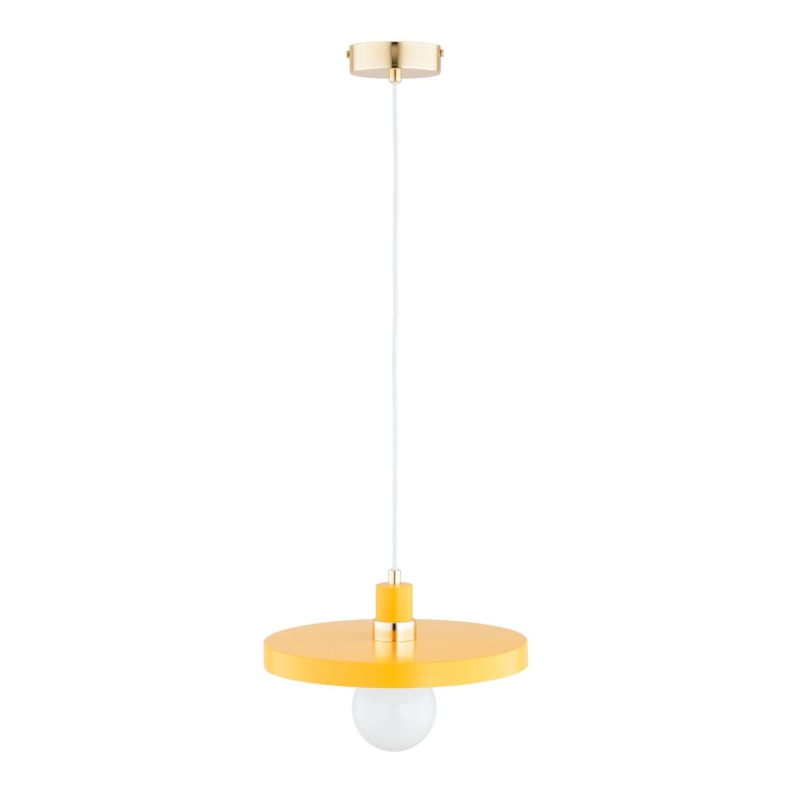 Pendel på ledning LITO 1xE27/15W/230V gul