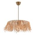 Pendel på ledning MARISKA 1xE27/40W/230V raffia