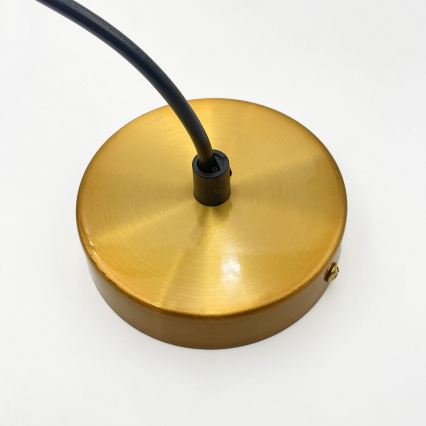 Pendel på ledning MILOU 1xE27/15W/230V guld/røget beige