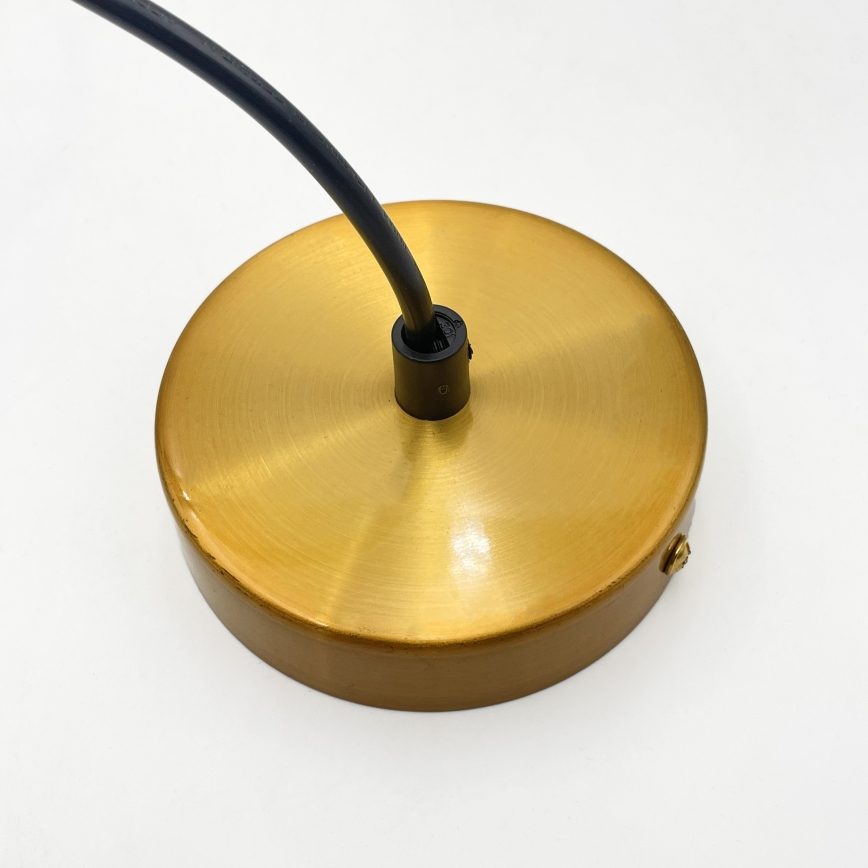 Pendel på ledning MILOU 1xE27/15W/230V guld/røget beige