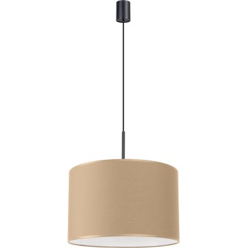 Pendel på ledning NEVIA 1xE27/15W/230V Ø 40 cm taupe