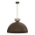 Pendel på ledning NEVIS 1xE27/15W/230V Ø 50 cm brun