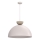 Pendel på ledning NEVIS 1xE27/15W/230V Ø 50 cm cremefarvet