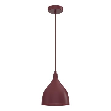 Pendel på ledning NOAK CLASSIC 1xE27/15W/230V bordeaux