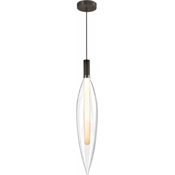 Pendel på ledning NORDIC 1xG9/5W/230V sort/klar