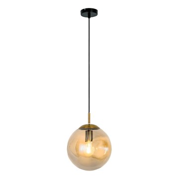 Pendel på ledning OSCAR 1xE27/40W/230V røget beige