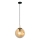 Pendel på ledning OSCAR 1xE27/40W/230V røget beige