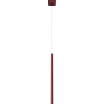 Pendel på ledning PASTELO 1xG9/8W/230V rød