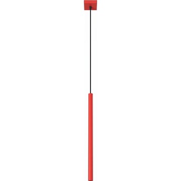 Pendel på ledning PASTELO 1xG9/8W/230V rød