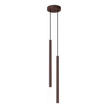Pendel på ledning PASTELO 2xG9/8W/230V brun