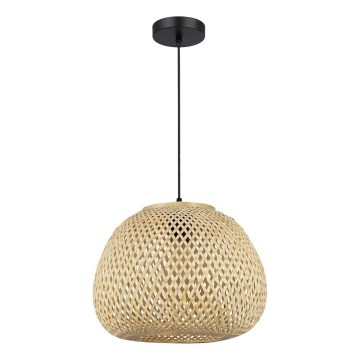 Pendel på ledning PETRA 1xE27/15W/230V bambus