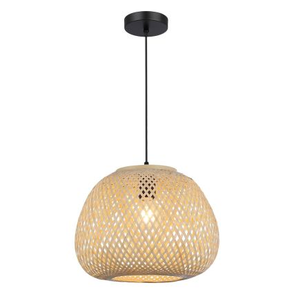 Pendel på ledning PETRA 1xE27/15W/230V bambus