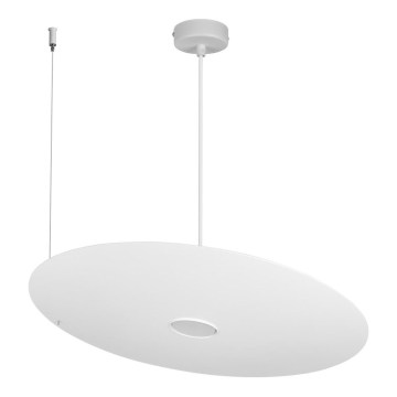Pendel på ledning PIATTO 1xGX53/15W/230V Ø 55 cm hvid
