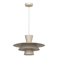 Pendel på ledning PLATO 1xE27/15W/230V beige