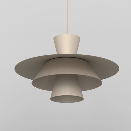 Pendel på ledning PLATO 1xE27/15W/230V beige