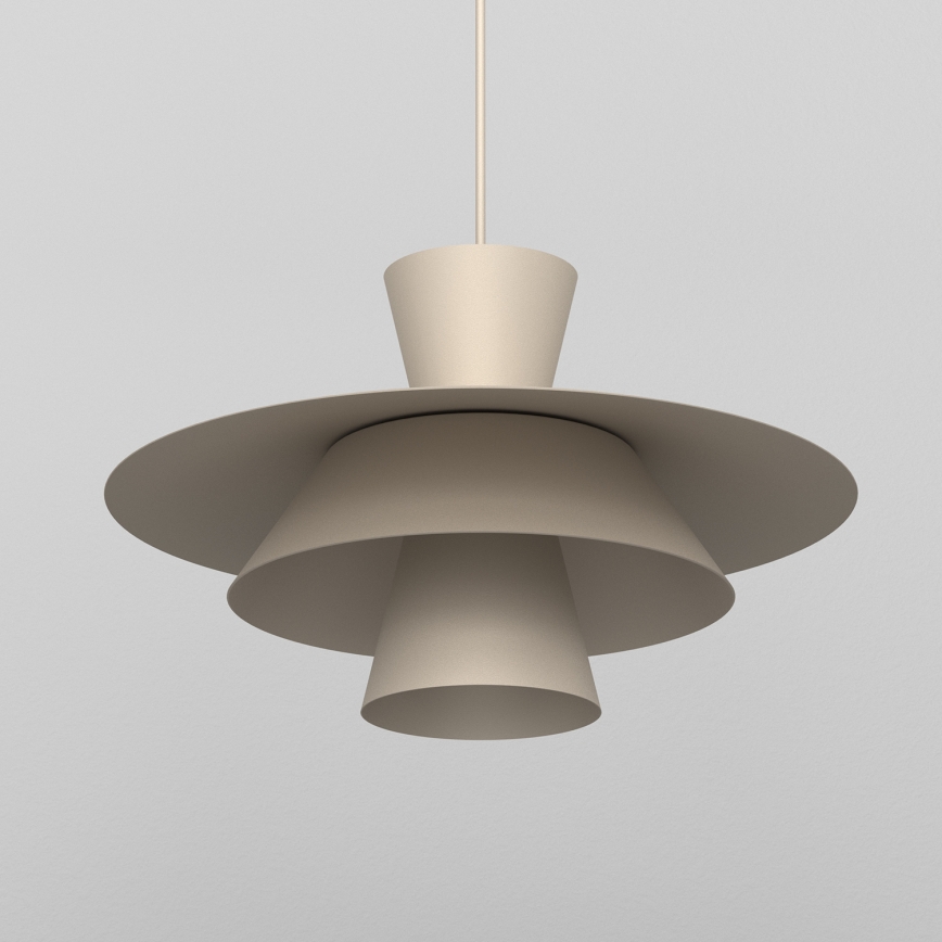 Pendel på ledning PLATO 1xE27/15W/230V beige