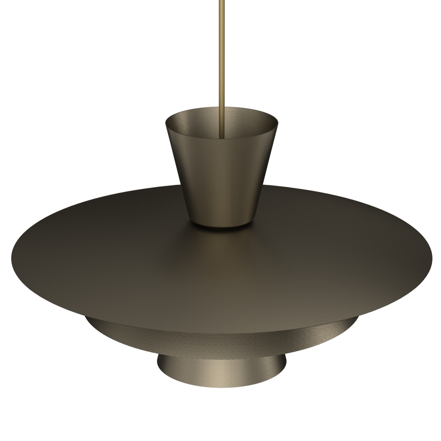 Pendel på ledning PLATO 1xE27/15W/230V bronzefarvet