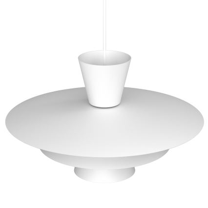 Pendel på ledning PLATO 1xE27/15W/230V hvid