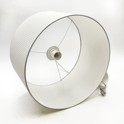 Pendel på ledning SIRJA PLISADO 1xE27/15W/230V Ø 35 cm hvid