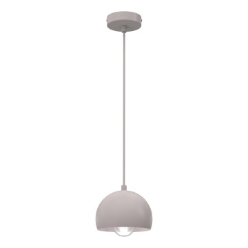 Pendel på ledning SOOL 1xE27/15W/230V Ø 15 cm cremefarvet