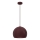 Pendel på ledning SOOL 1xE27/15W/230V Ø 27 cm bordeaux